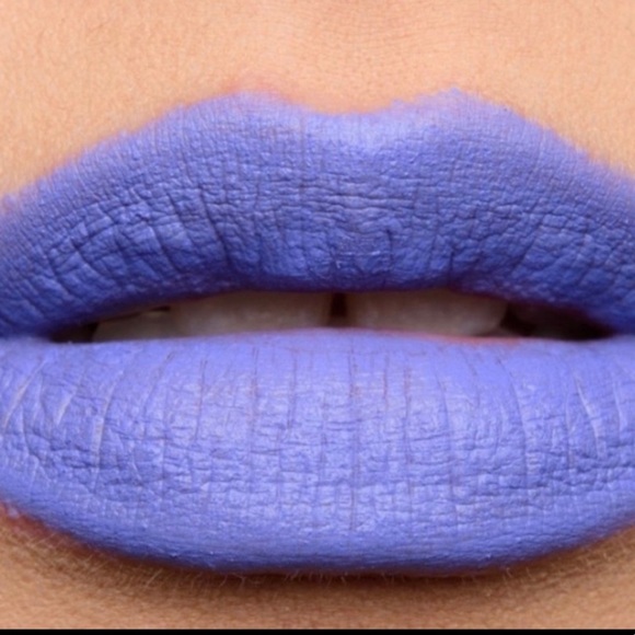 NWT FENTY BEAUTY Perwinkle Blue ya Dig?! Mademoiselle plush Matte Lipstick purp - Picture 4 of 12
